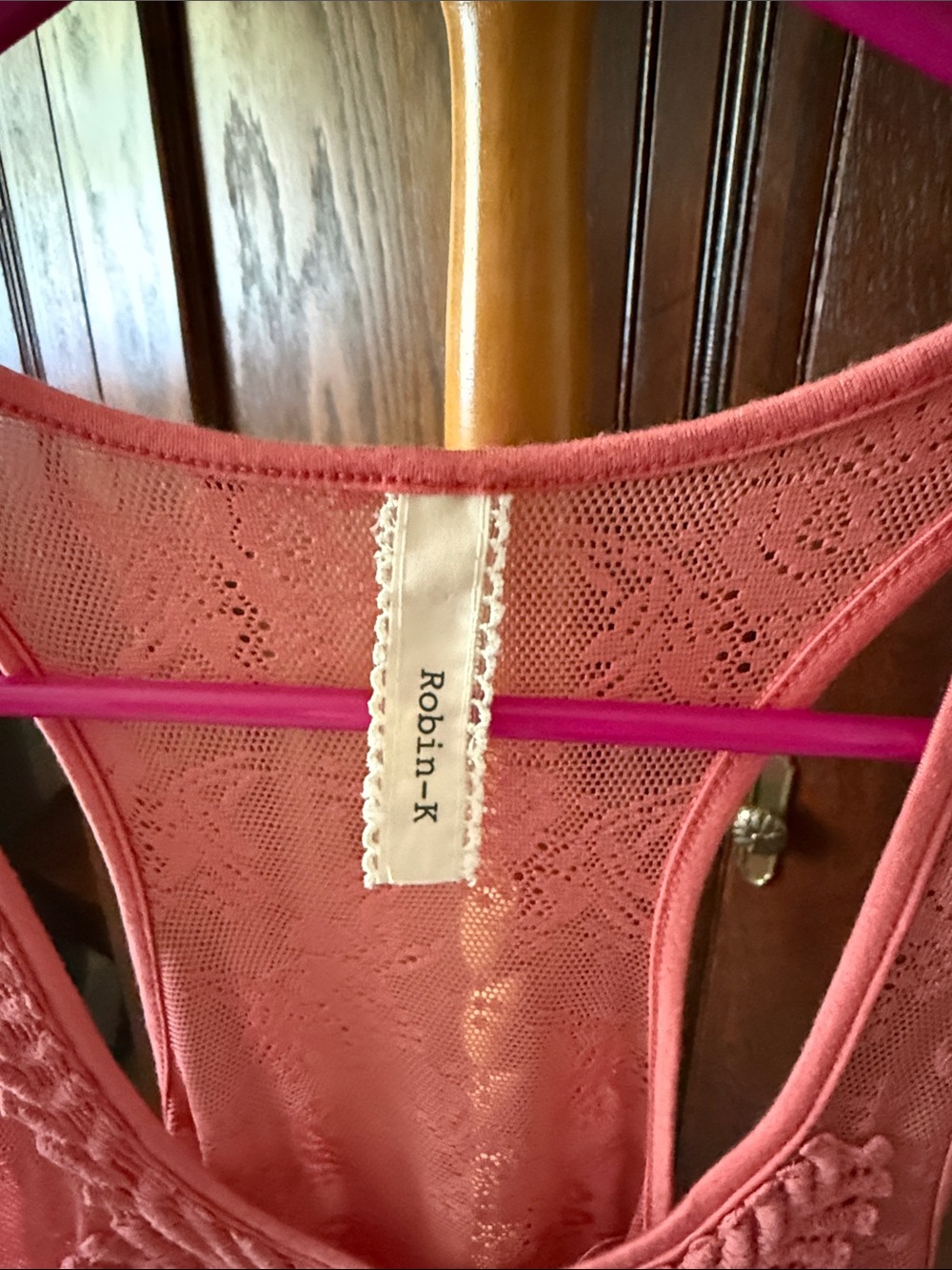 Lace Racerback Tank Tops - Picture 7 of 8